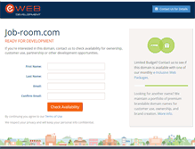 Tablet Screenshot of job-room.com